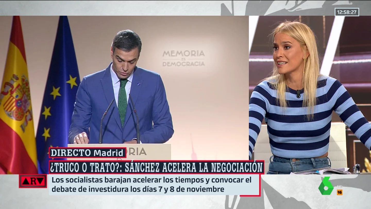 Afra Blanco señala las dos "realidades" que existen en Cataluña: "Ahora tocará que la gente escoja" Afra Blanco señala las dos "realidades" que existen en Cataluña: "Ahora tocará que la gente escoja"