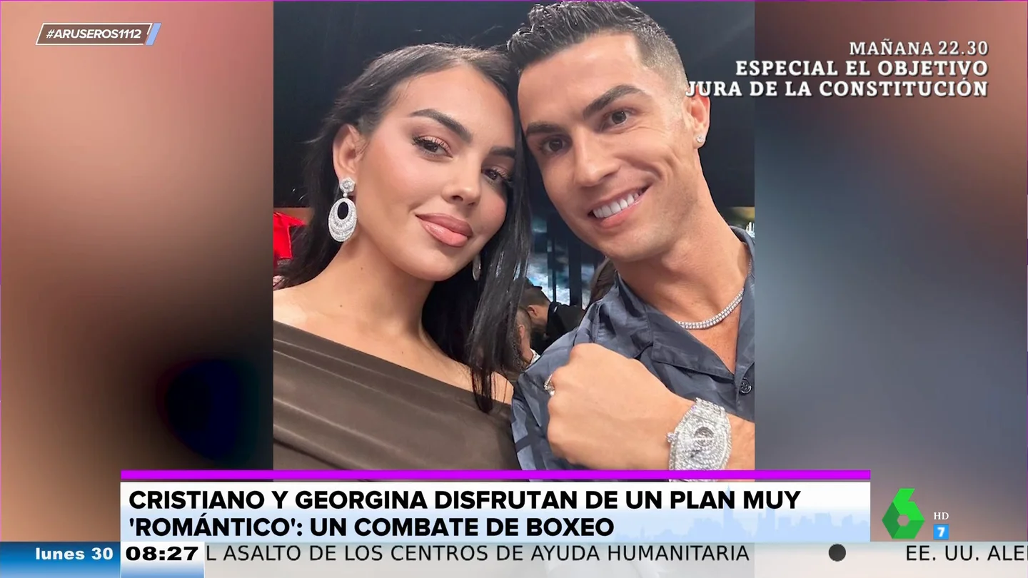 Tatiana Arús ironiza al ver los looks de Cristiano Ronaldo y Georgina Rodríguez en el boxeo: "Son la vida imagen de la sencillez" Tatiana Arús ironiza al ver los looks de Cristiano Ronaldo y Georgina Rodríguez en el boxeo: "Son la vida imagen de la sencillez"