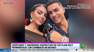 Tatiana Arús ironiza al ver los looks de Cristiano Ronaldo y Georgina Rodríguez en el boxeo: "Son la vida imagen de la sencillez"