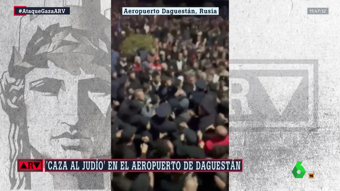 'Caza al judío' en el aeropuerto del Daguestán 'Caza al judío' en el aeropuerto del Daguestán