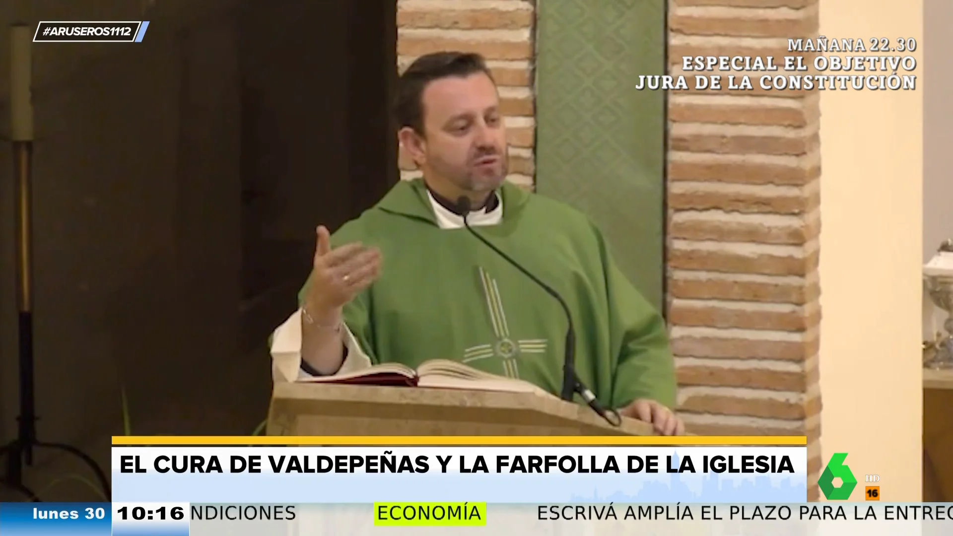 El sorprendente y "heavy" dardo del cura de Valdepeñas: "En la Iglesia hay mucha paja y farfolla"