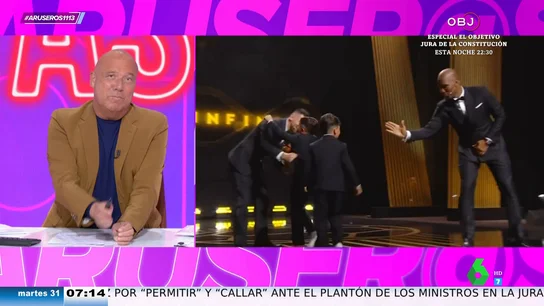 ¿Os imagináis a la familia Arús como los Messi en el Balón de Oro? Este es el sueño de Alfonso Arús con "sus pequeños" ¿Os imagináis a la familia Arús como los Messi en el Balón de Oro? Este es el sueño de Alfonso Arús con "sus pequeños"