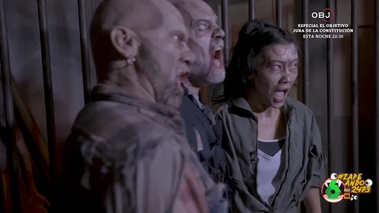 "Soy yo la que voy a dar sustos": Jiaping triunfa en su papel de zombi en el pasaje del terror "Soy yo la que voy a dar sustos": Jiaping triunfa en su papel de zombi en el pasaje del terror