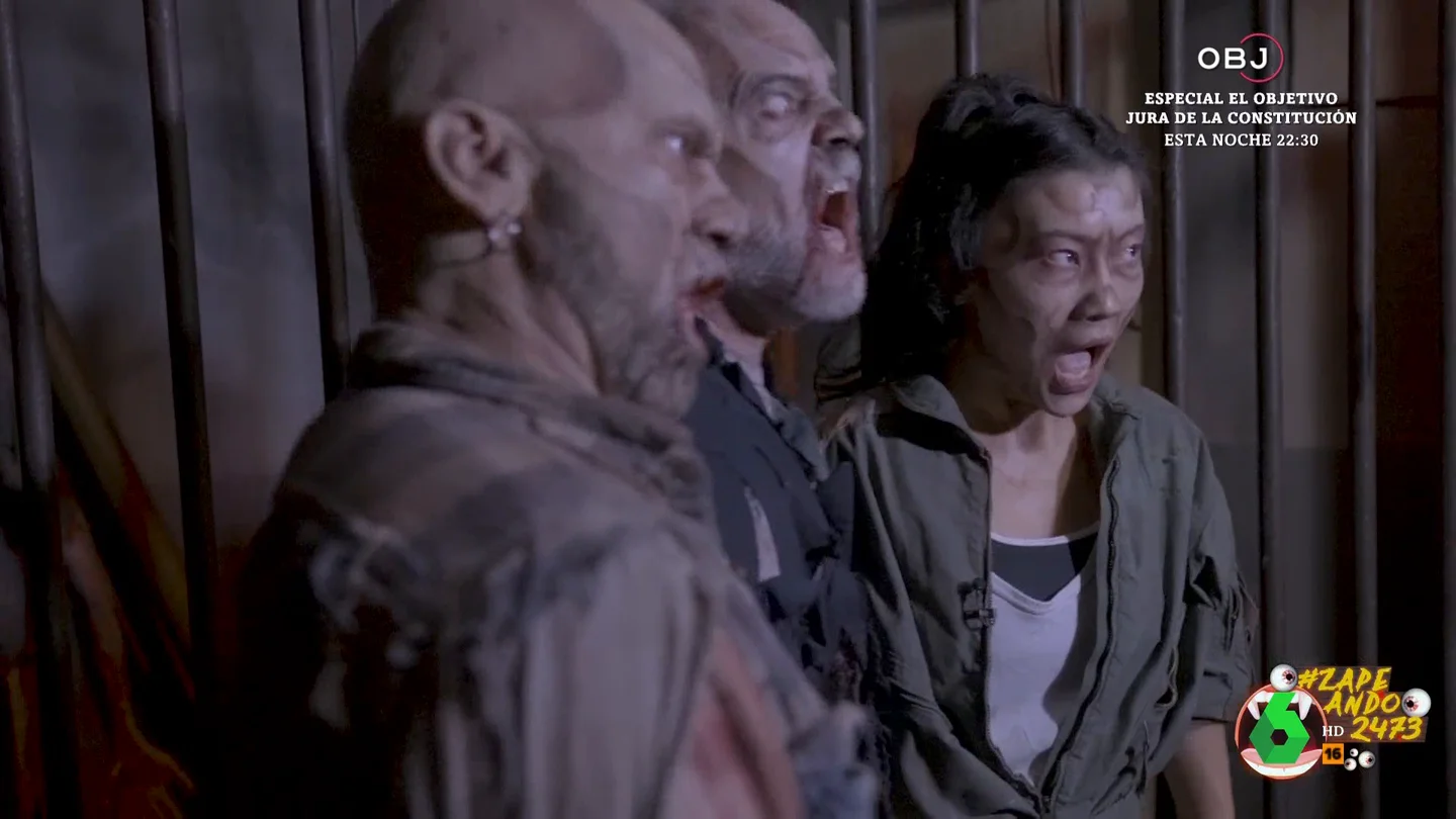 "Soy yo la que voy a dar sustos": Jiaping triunfa en su papel de zombi en el pasaje del terror "Soy yo la que voy a dar sustos": Jiaping triunfa en su papel de zombi en el pasaje del terror