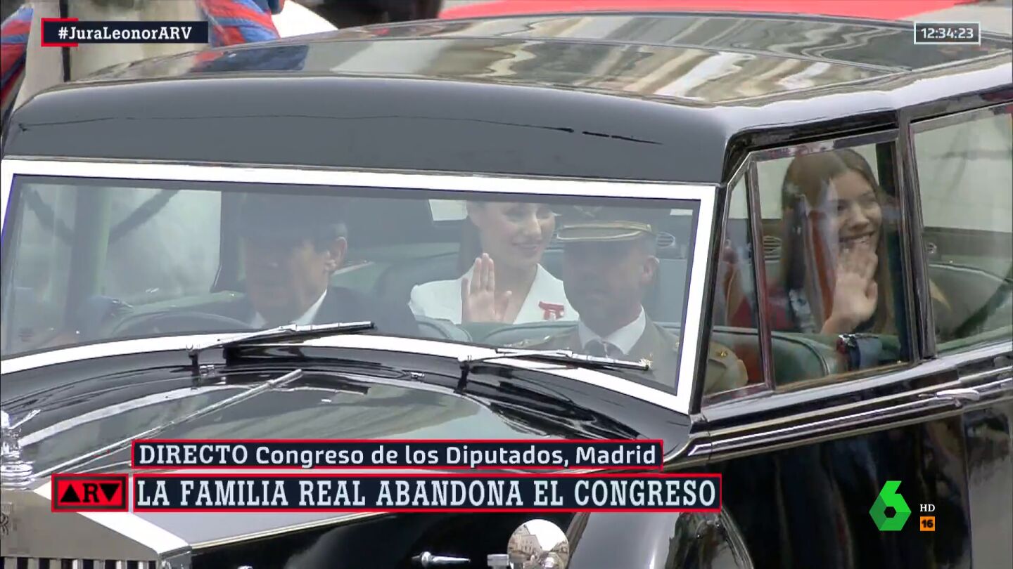 La princesa Leonor y la infanta Sofía