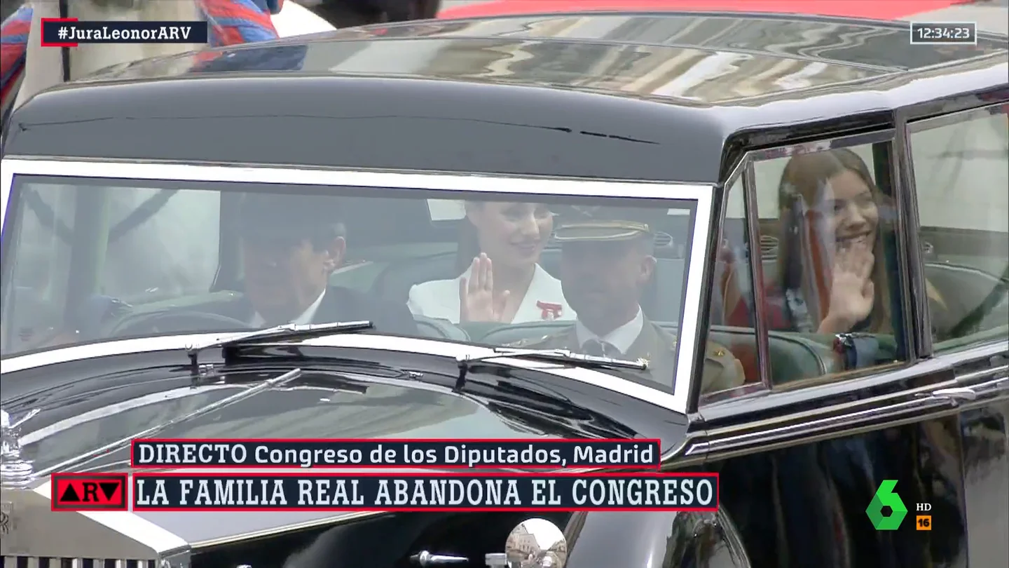La princesa Leonor y la infanta Sofía La princesa Leonor y la infanta Sofía