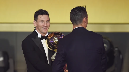 Leo Messi y Cristiano Ronaldo, en una gala del Balón de Oro Leo Messi y Cristiano Ronaldo, en una gala del Balón de Oro