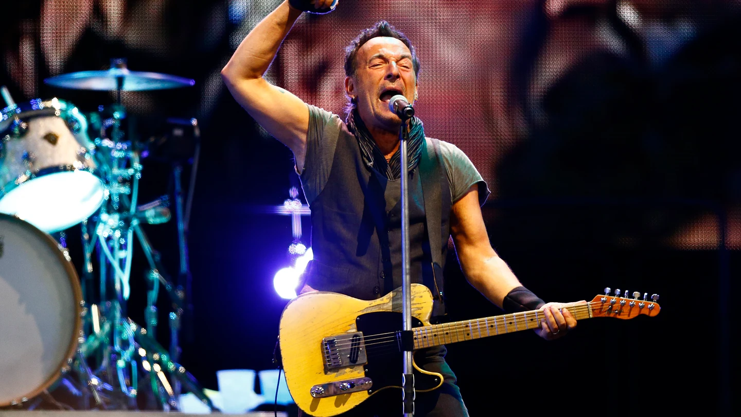 Bruce Springsteen, en un concierto en Barcelona en mayo de 2016 Bruce Springsteen, en un concierto en Barcelona en mayo de 2016
