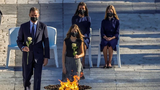 La princesa Leonor en el homenaje de Estado a las víctimas de la pandemia de coronavirus La princesa Leonor en el homenaje de Estado a las víctimas de la pandemia de coronavirus