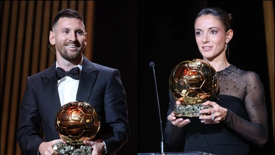 Leo Messi y Aitana Bonmatí Leo Messi y Aitana Bonmatí