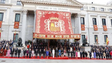 Congreso de los Diputados tras la jura de la Constitución de la princesa Leonor