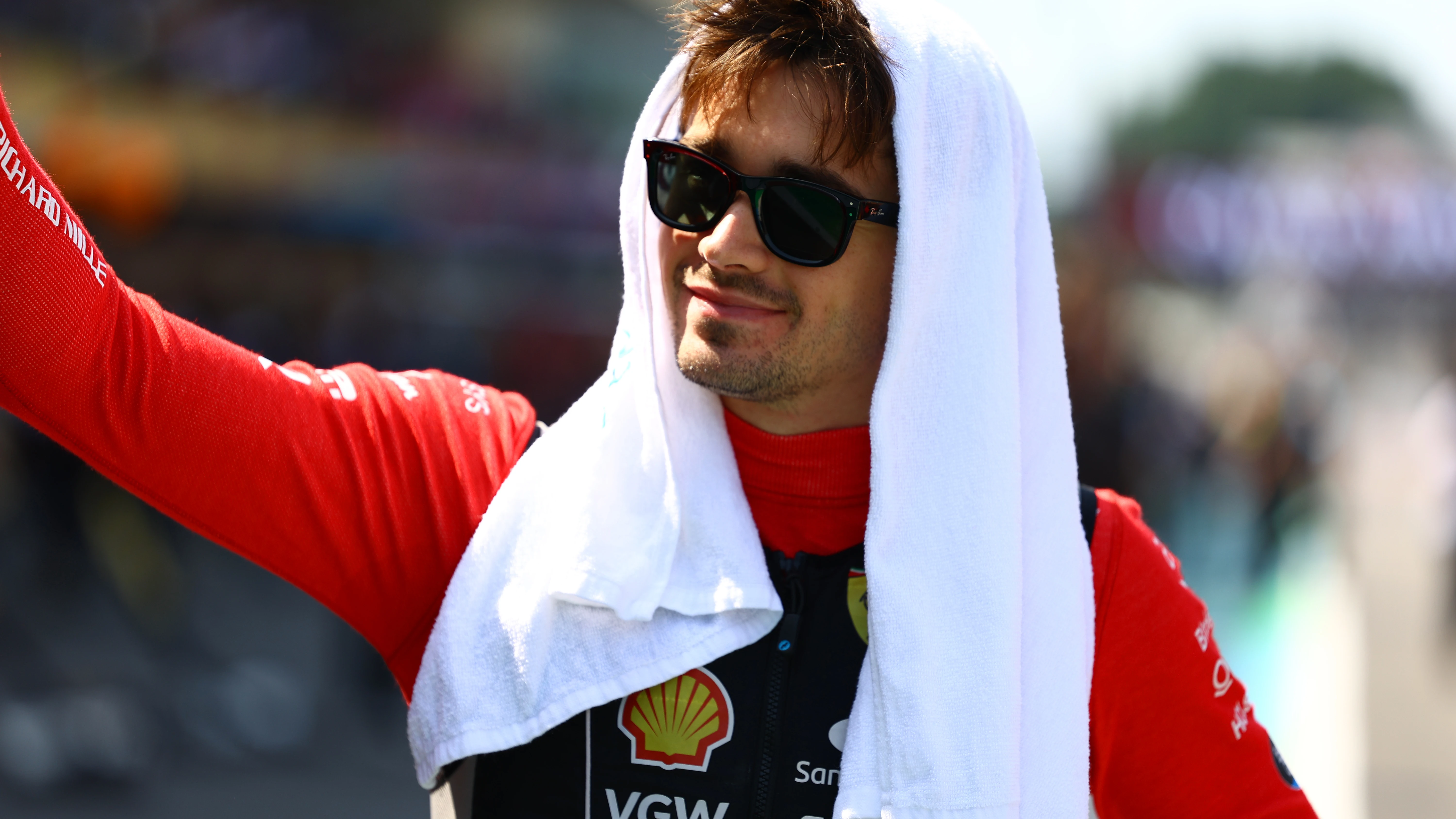 Charles Leclerc en el GP de México