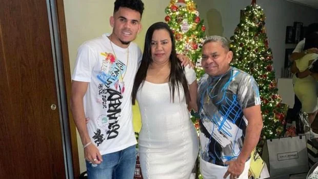 Luis Díaz y su familia