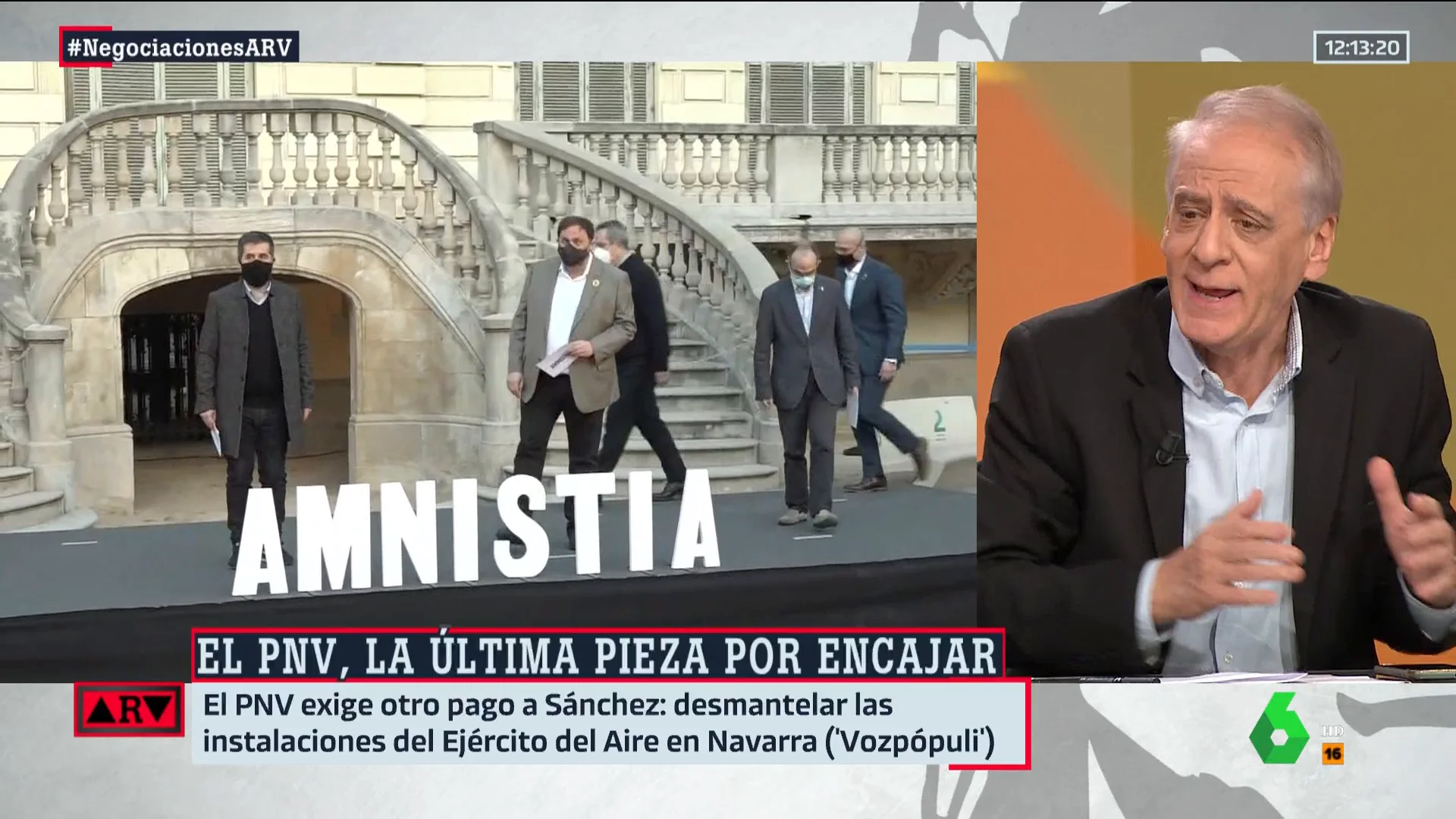 Cembrero, sobre la ley de amnistía: "¿En qué ceden los independentistas?"