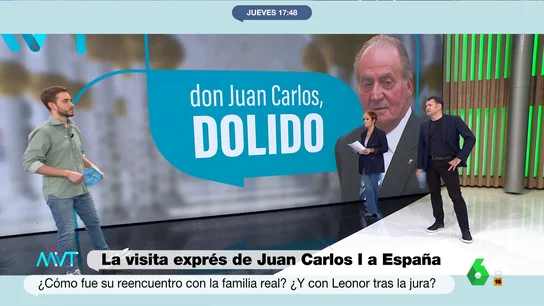 Iñaki López a Juan Carlos I, sobre su ausencia en la jura de Leonor: "En esto no pensó mientras acumulaba pasta" Iñaki López a Juan Carlos I, sobre su ausencia en la jura de Leonor: "En esto no pensó mientras acumulaba pasta"