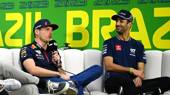 Max Verstappen y Daniel Ricciardo Max Verstappen y Daniel Ricciardo