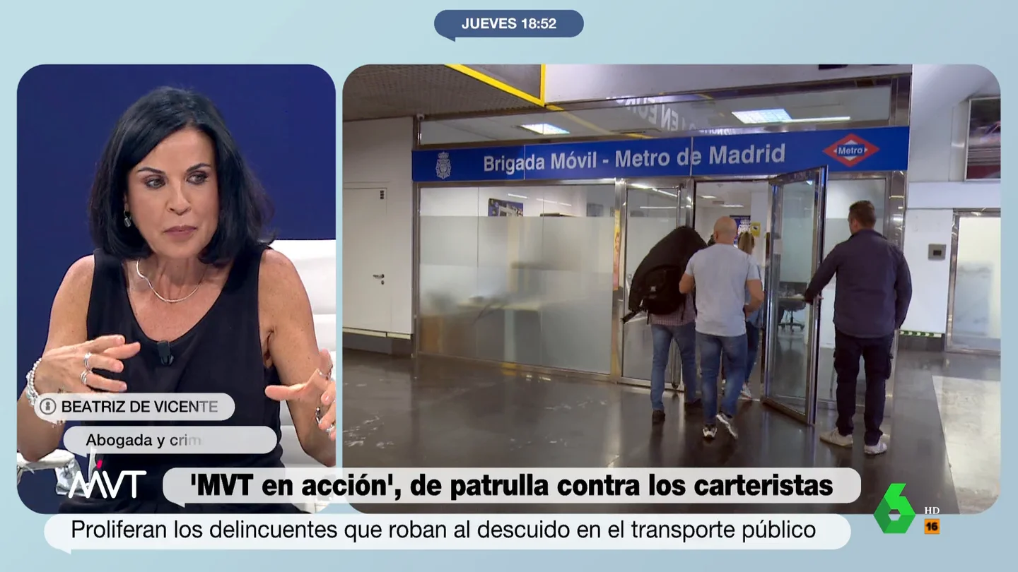 Beatriz de Vicente alerta del truco de los carteristas para saber dónde llevas el dinero en el Metro Beatriz de Vicente alerta del truco de los carteristas para saber dónde llevas el dinero en el Metro