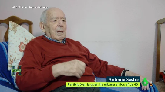 Encañonaron a mi hermana de 19 meses y dijeron la matamos, es un engendro rojo: El episodio con falangistas que marcó a Antonio En este vídeo, laSexta Columna consigue hablar con uno de los últimos guerrilleros urbanos contra Franco, Antonio Sastre, que explica cómo entró en la guerrilla y qué tipo de acciones llevaban a cabo: "Sabía que si me cogían, me mataban".