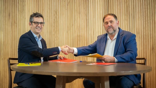 Félix Bolaños i Oriol Junqueras Félix Bolaños i Oriol Junqueras
