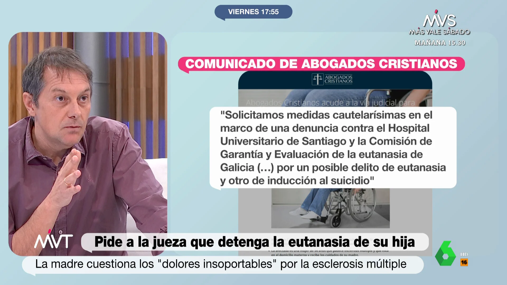 Una mujer impide que su hija reciba la eutanasia y la recurre ante un juez alegando que padece "depresión"