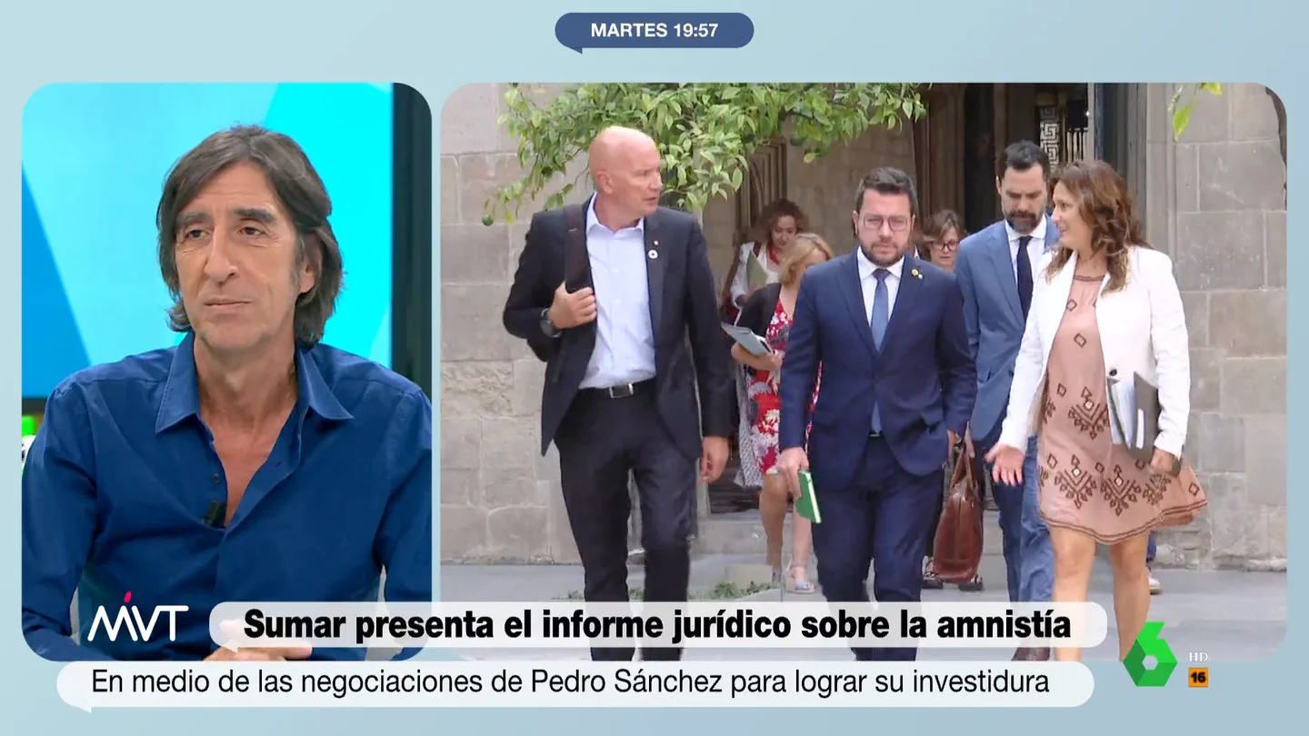 Benjamín Prado habla claro de la historia de España: "La democracia se basa en la amnistía a una dictadura de 38 años" Benjamín Prado habla claro de la historia de España: "La democracia se basa en la amnistía a una dictadura de 38 años"