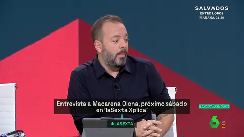 Antonio Maestre recuerda cuando "Macarena Olona formaba parte de Vox e insultaba a periodistas" como él