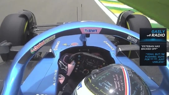 Pierre Gasly, por radio contra Ocon Pierre Gasly, por radio contra Ocon