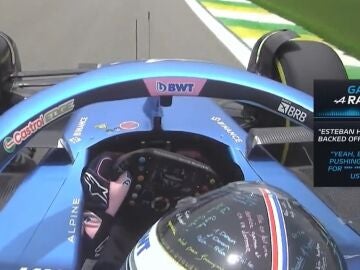 Pierre Gasly, por radio contra Ocon