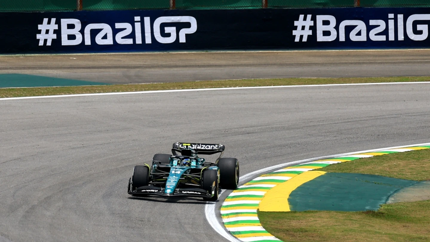 Fernando Alonso, en Interlagos Fernando Alonso, en Interlagos