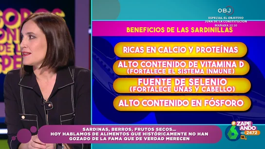 Boticaria García desvela todos los beneficios de las sardinillas, las hermanas pequeñas de las sardinas Boticaria García desvela todos los beneficios de las sardinillas, las hermanas pequeñas de las sardinas