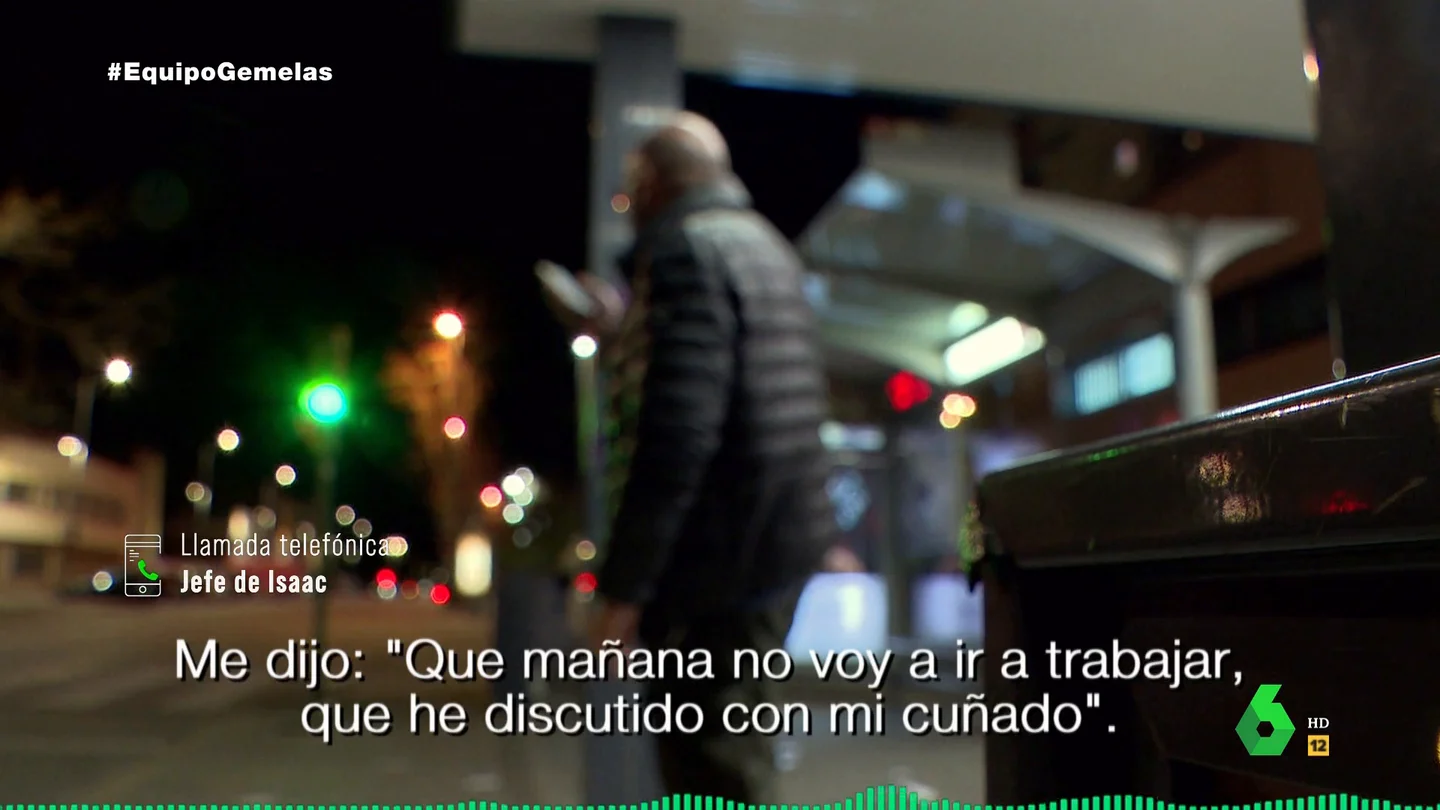 "Mañana no voy a trabajar": la llamada del condenado por el 'crimen de la gemelas' a su jefe tras asesinar a su cuñado "Mañana no voy a trabajar": la llamada del condenado por el 'crimen de la gemelas' a su jefe tras asesinar a su cuñado