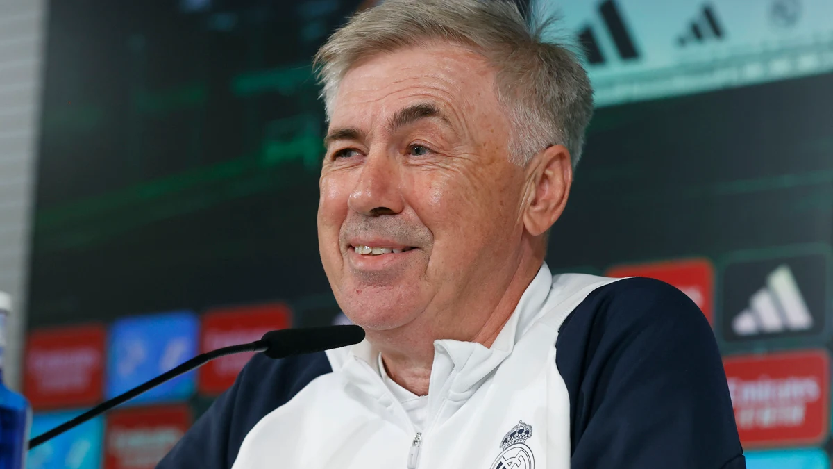 Carlo Ancelotti, en rueda de prensa