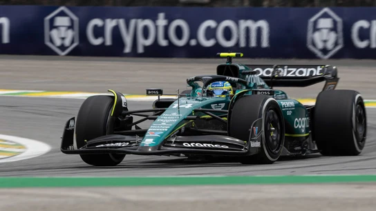 Fernando Alonso, en Interlagos Fernando Alonso, en Interlagos