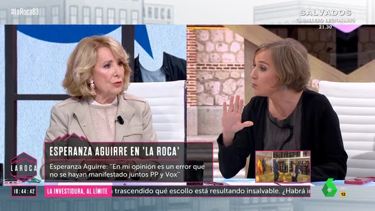 Tania Sánchez y Esperanza Aguirre Tania Sánchez y Esperanza Aguirre