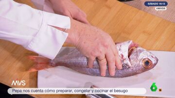 El sencillo truco de la cocinera Pepa Muñoz para congelar el pescado de Navidad