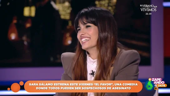 Sara Sálamo sobre su nueva película: "Me ha llegado a dar un tic en el ojo por aguantarme la risa" Sara Sálamo sobre su nueva película: "Me ha llegado a dar un tic en el ojo por aguantarme la risa"