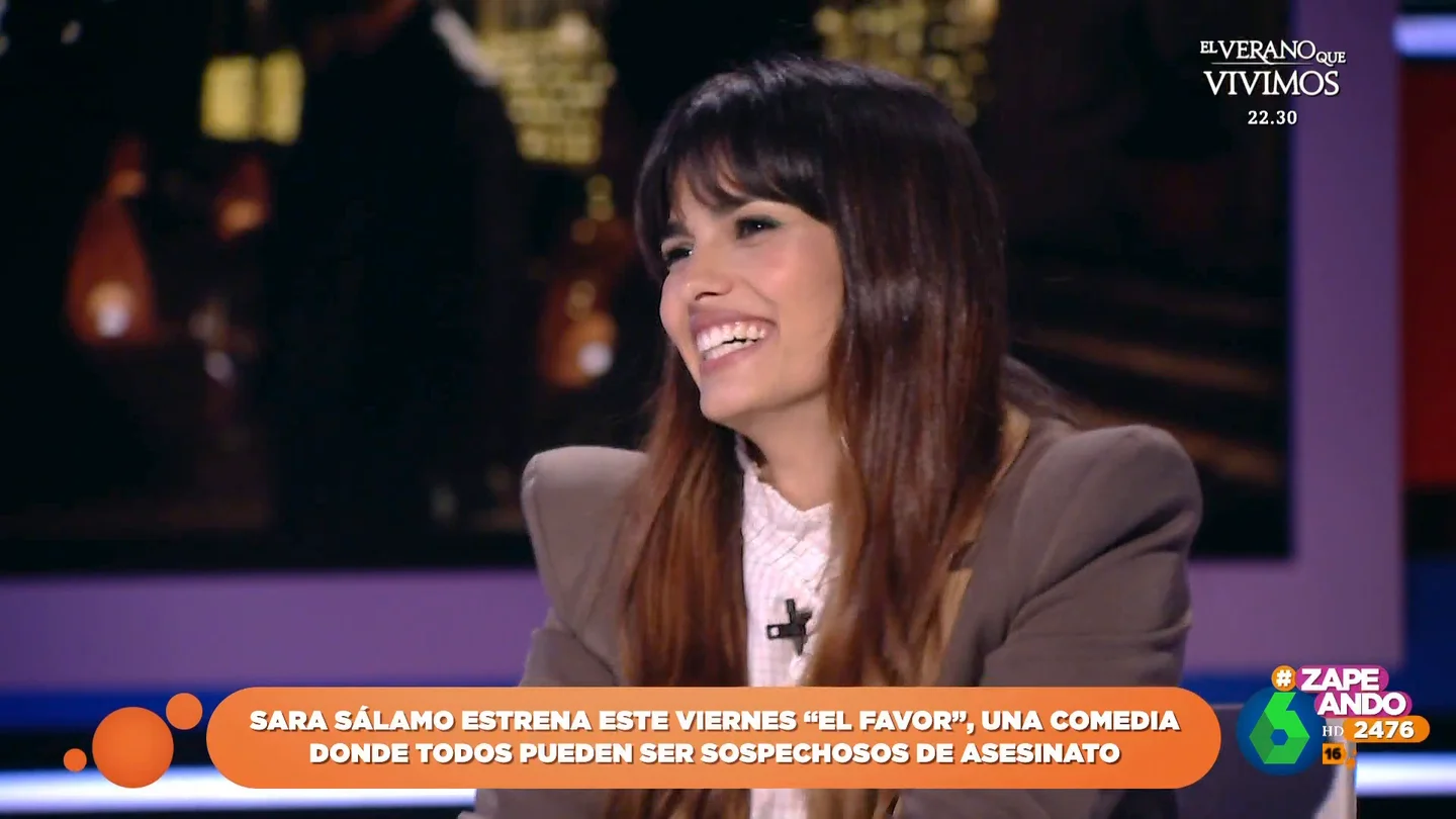 Sara Sálamo sobre su nueva película: "Me ha llegado a dar un tic en el ojo por aguantarme la risa" Sara Sálamo sobre su nueva película: "Me ha llegado a dar un tic en el ojo por aguantarme la risa"
