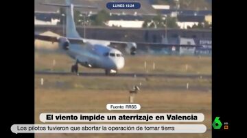 Iñaki López, al ver el aterrizaje abortado de un avión en Valencia