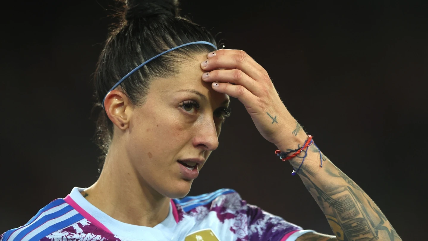 Jenni Hermoso, en un partido con España Jenni Hermoso, en un partido con España
