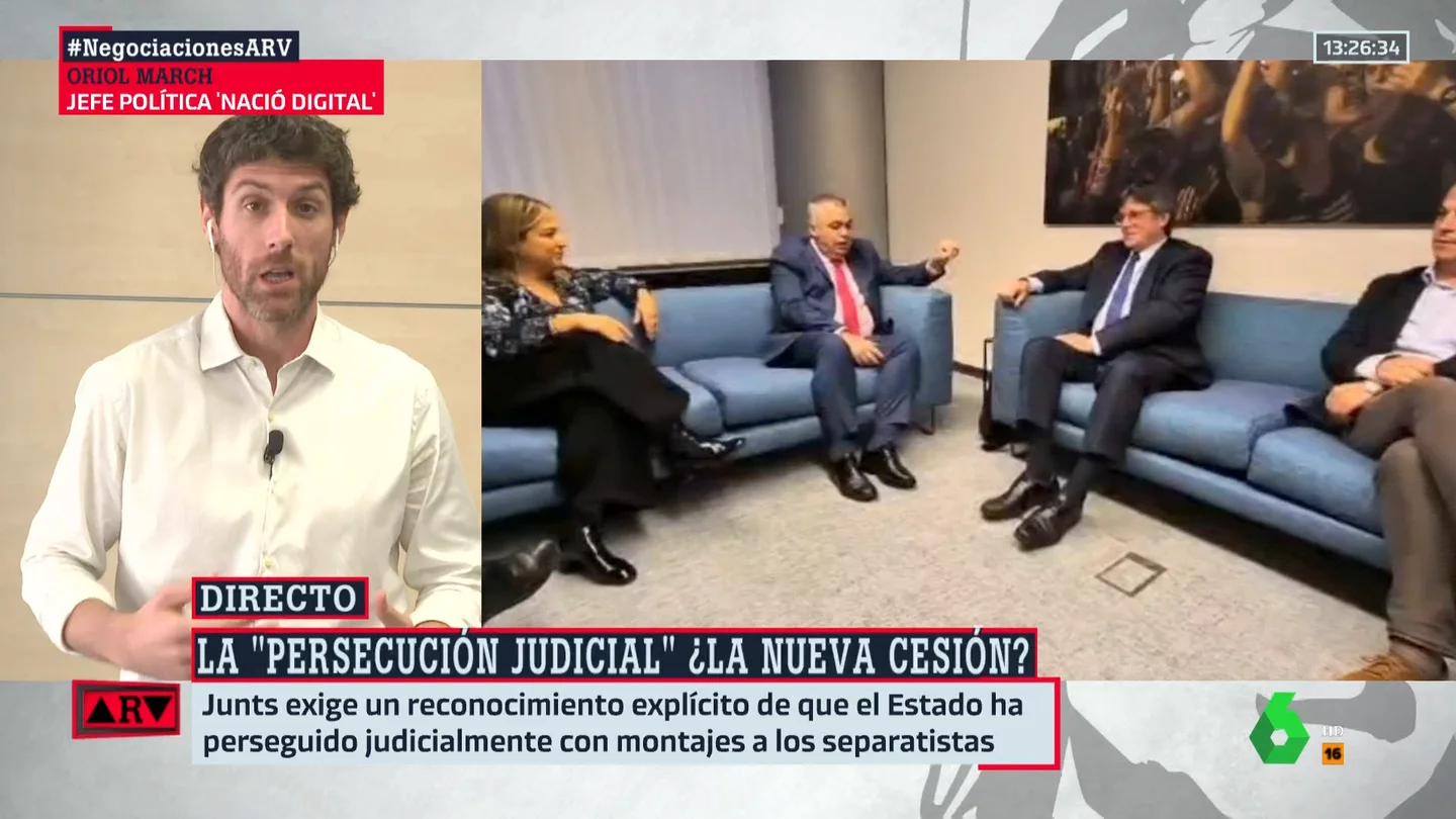 ¿Cuál es el motivo del 'atasco' en las negociaciones entre Junts y el PSOE? Oriol March lo explica ¿Cuál es el motivo del 'atasco' en las negociaciones entre Junts y el PSOE? Oriol March lo explica