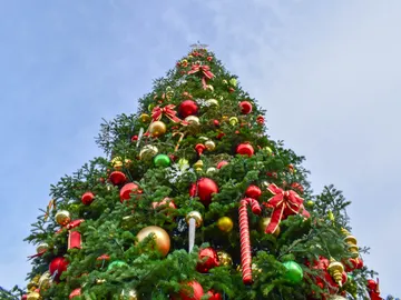 Imagen de archivo de un árbol de Navidad Imagen de archivo de un árbol de Navidad