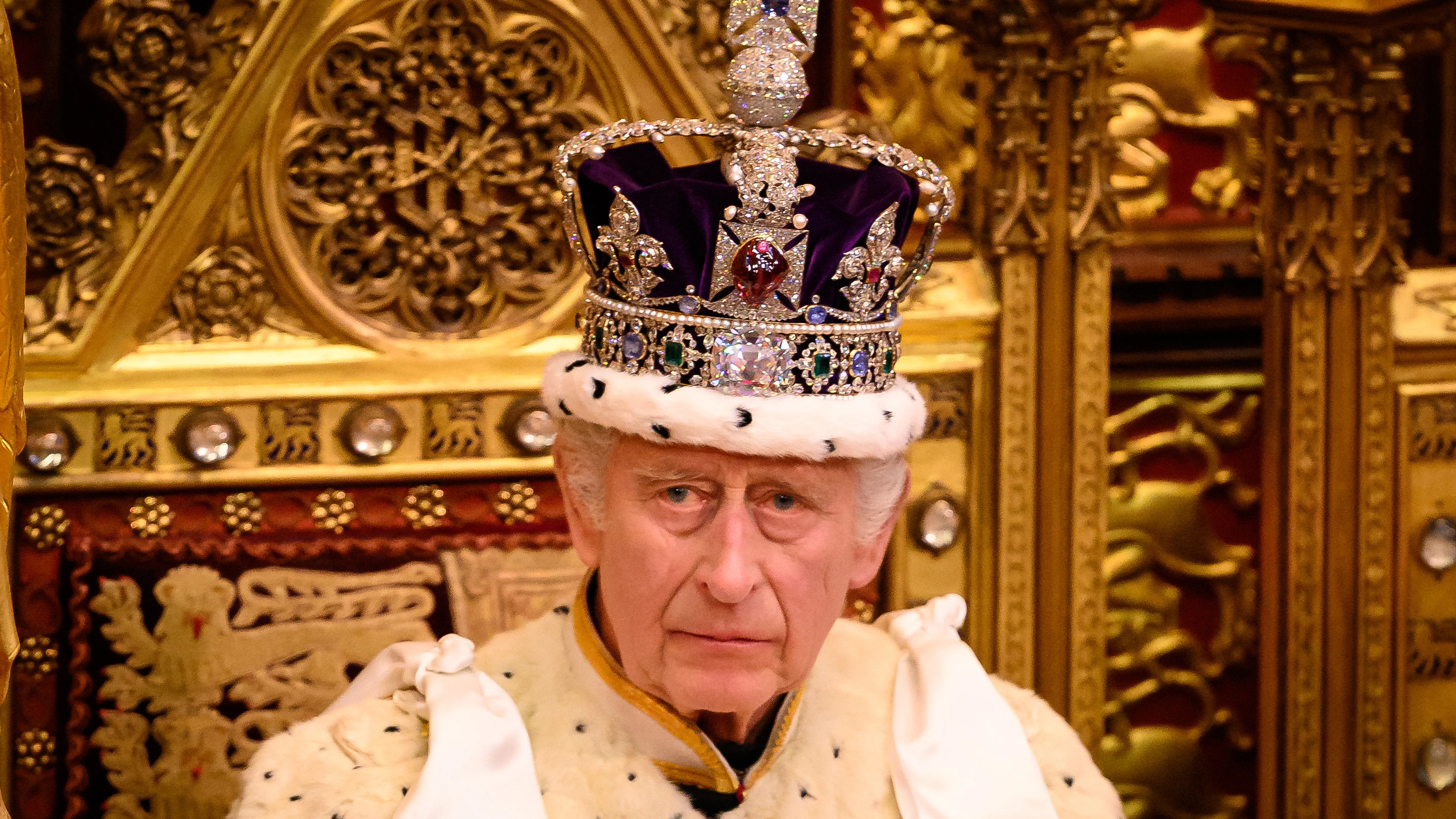 Carlos III en el Parlamento británico