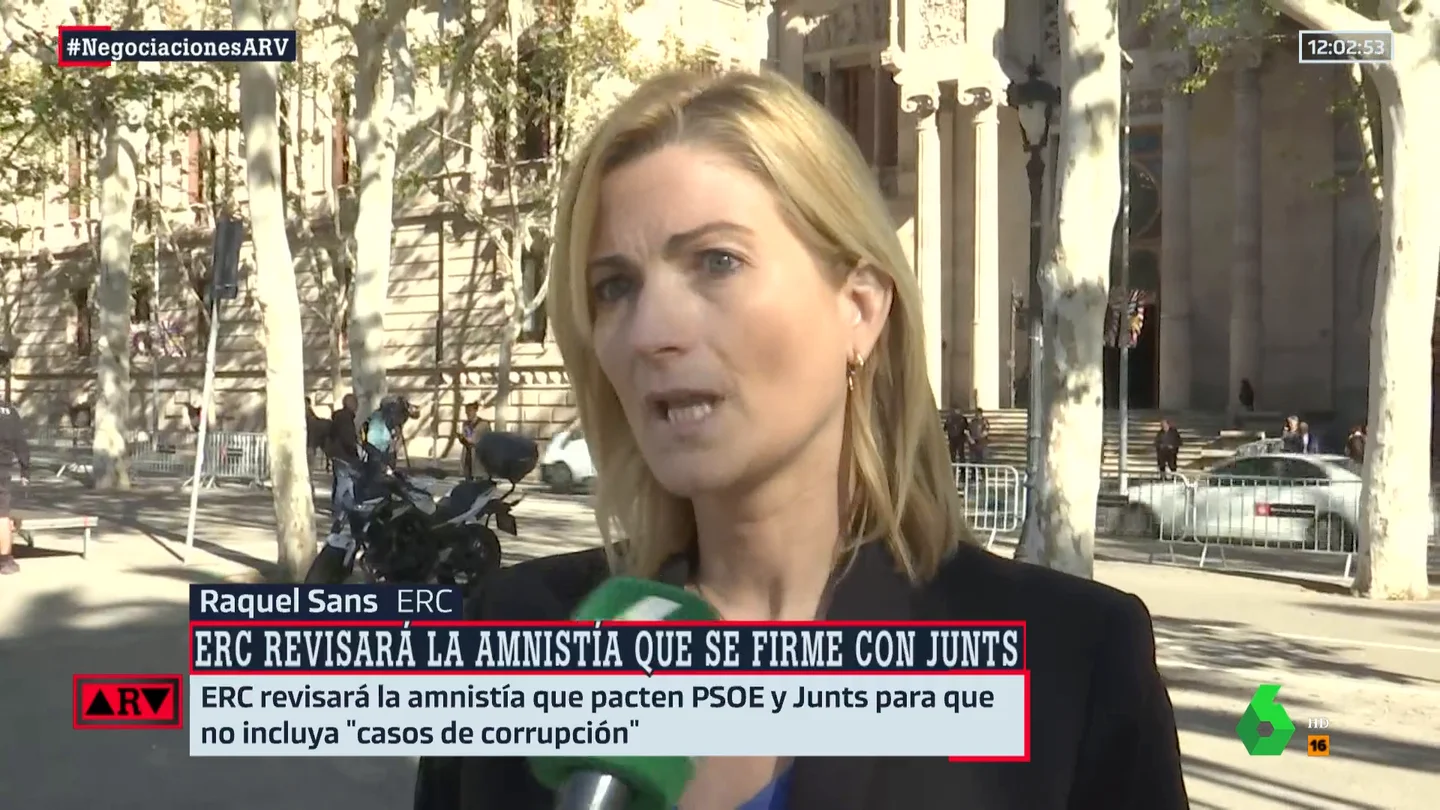 ERC revisará la amnistía que pacten PSOE y Junts: "La amnistía debe referirse a unos hechos y no a personas" ERC revisará la amnistía que pacten PSOE y Junts: "La amnistía debe referirse a unos hechos y no a personas"