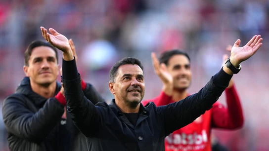 Míchel Sánchez, Bernardo Espinosa y Juanpe Míchel Sánchez, Bernardo Espinosa y Juanpe