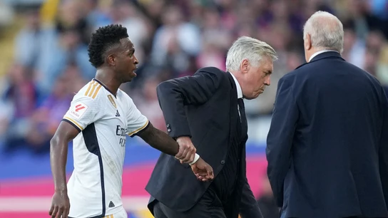 Vinicius Jr y Ancelotti Vinicius Jr y Ancelotti
