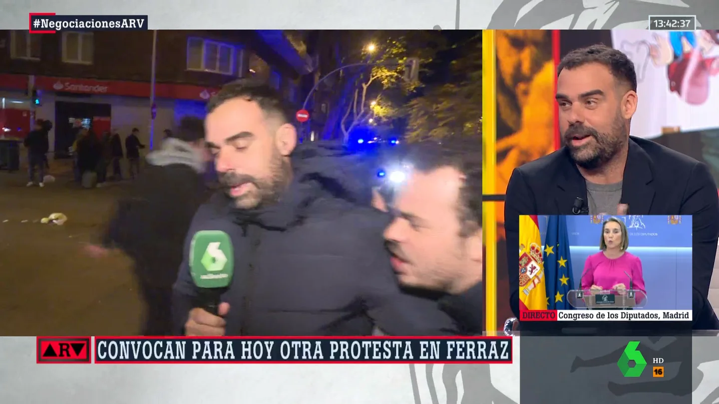 Bastida detalla cómo fue el altercado que sufrió en Ferraz: "El hombre apareció cuando había pasado todo" Bastida detalla cómo fue el altercado que sufrió en Ferraz: "El hombre apareció cuando había pasado todo"