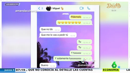 La discusión viral de una pareja en Whatsapp sobre quién debe pedir matrimonio a quién: "Me quiero casar ya, pídemelo" La discusión viral de una pareja en Whatsapp sobre quién debe pedir matrimonio a quién: "Me quiero casar ya, pídemelo"