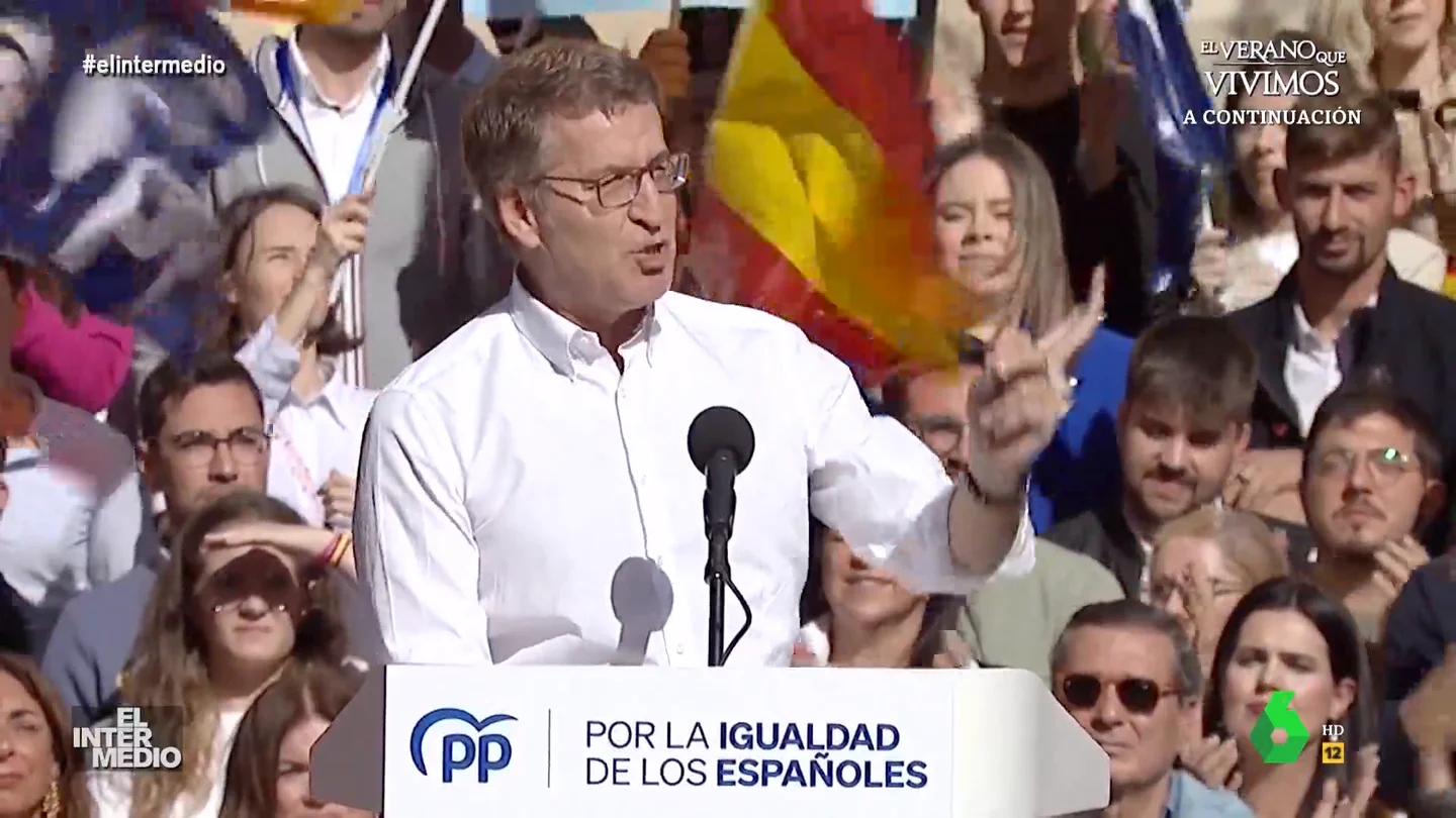 Vídeo manipulado - Feijóo utiliza el discurso de Milei y no duda en gritar: "¡Viva la libertad, carajo!" Vídeo manipulado - Feijóo utiliza el discurso de Milei y no duda en gritar: "¡Viva la libertad, carajo!"