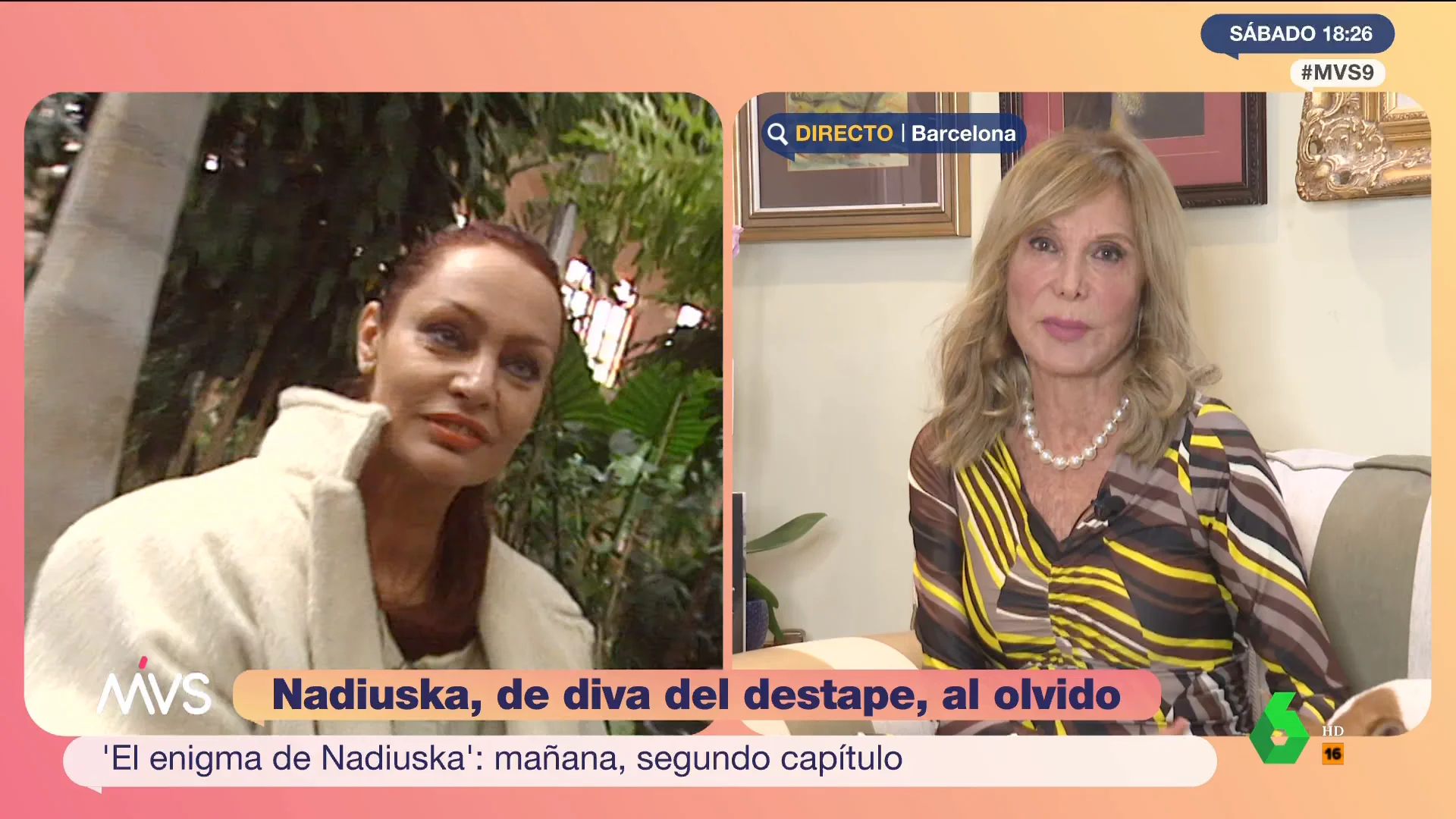 Pilar Eyre recuerda la sorpresa de un amigo suyo al entrevistar a Nadiuska