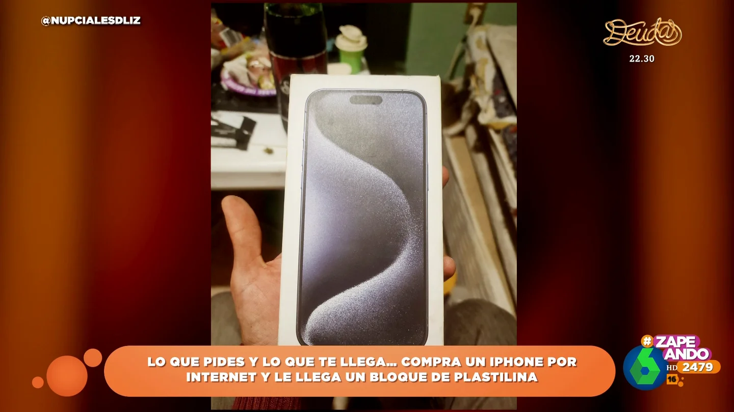 La sorpresa de un hombre al abrir su iPhone 15 comprado por internet La sorpresa de un hombre al abrir su iPhone 15 comprado por internet